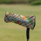 Golfer's Plaid Putter Cover - On Putter
