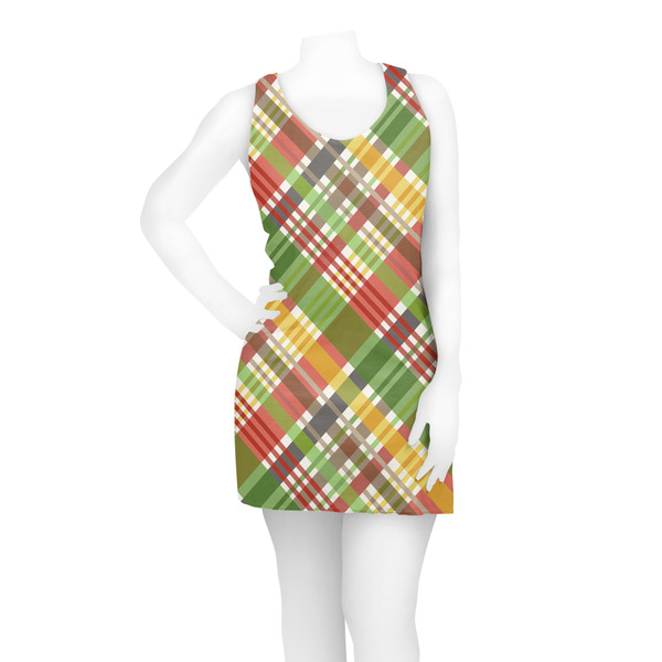 Golfer's Plaid Racerback Dress - On Model - Front