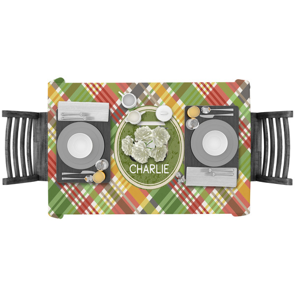 Golfer's Plaid Rectangular Tablecloths - LIFESTYLE