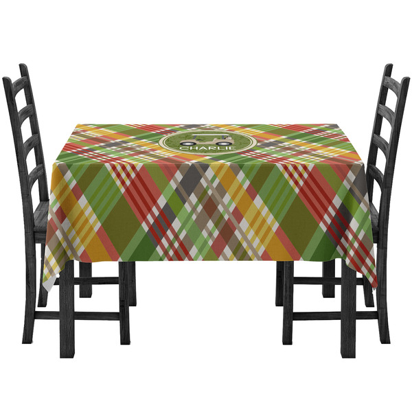 Custom Golfer's Plaid Tablecloth (Personalized)