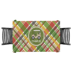Golfer's Plaid Tablecloth - 58"x58" (Personalized)