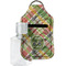 Golfer's Plaid Hand Sanitizer & Keychain Holder (Personalized)
