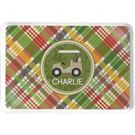 Golfer's Plaid Serving Tray (Personalized)