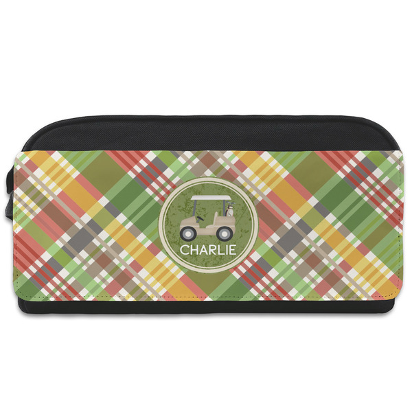 Custom Golfer's Plaid Shoe Bag (Personalized)