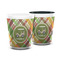 Golfer's Plaid Ceramic Shot Glass - 1.5 oz (Personalized)