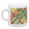 Golfer's Plaid Espresso Cup (Personalized)