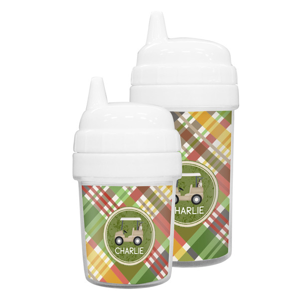 Golfer's Plaid Sippy Cups