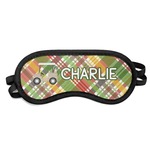 Golfer's Plaid Sleeping Eye Mask - Small (Personalized)