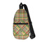 Golfer's Plaid Sling Bag - Front View