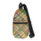Golfer's Plaid Sling Bag (Personalized)