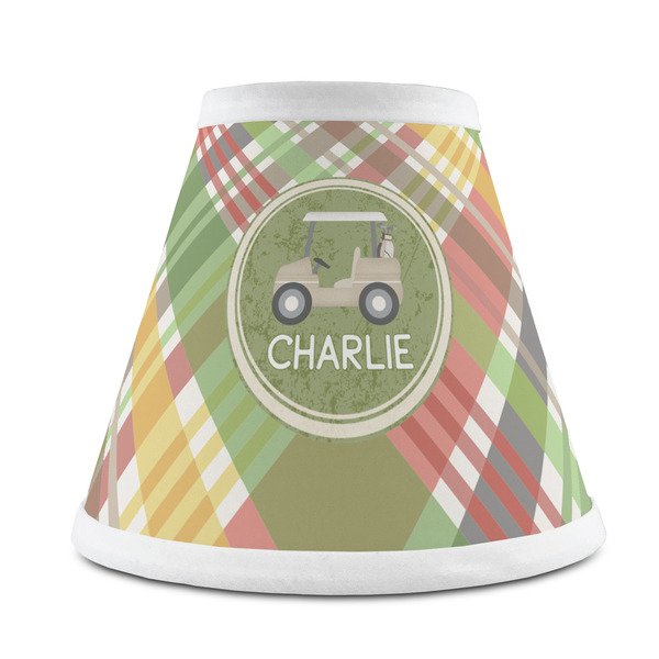 Custom Golfer's Plaid Chandelier Lamp Shade (Personalized)