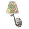 Golfer's Plaid Small Chandelier Lamp - LIFESTYLE (on wall lamp)