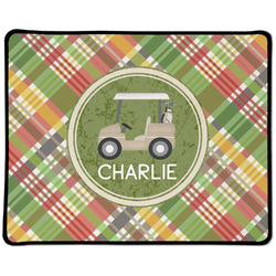 Golfer's Plaid Large Gaming Mouse Pad - 12.5" x 10" (Personalized)