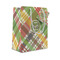 Golfer's Plaid Small Gift Bag - Front/Main
