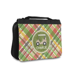 Golfer's Plaid Toiletry Bag - Small (Personalized)