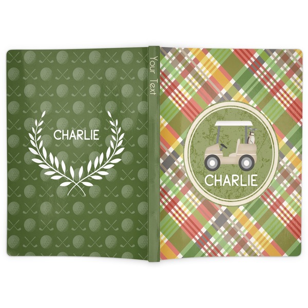 Golfer's Plaid Soft Cover Journal - Apvl