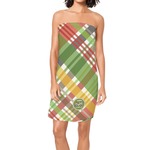Golfer's Plaid Spa / Bath Wrap (Personalized)