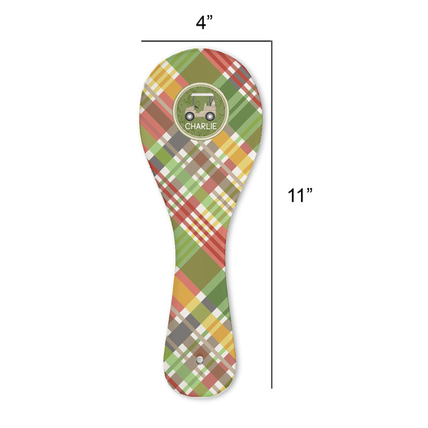 Golfer's Plaid Spoon Rest Trivet - APPROVAL