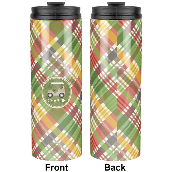 Golfer's Plaid Stainless Steel Tumbler - Apvl