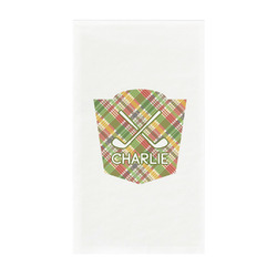 Golfer's Plaid Guest Towels - Full Color - Standard (Personalized)
