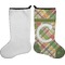 Golfer's Plaid Stocking - Single-Sided - Approval