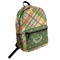Golfer's Plaid Student Backpack (Personalized)