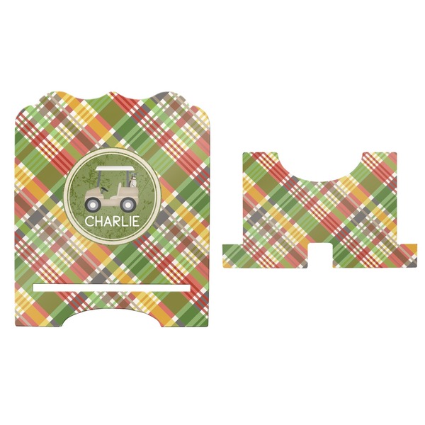 Golfer's Plaid Stylized Tablet Stand - Apvl