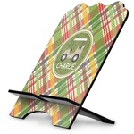 Golfer's Plaid Stylized Tablet Stand (Personalized)