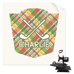 Golfer's Plaid Sublimation Transfer - Youth / Women (Personalized)
