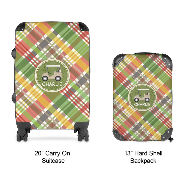 Golfer's Plaid Suitcase Set 4 - APPROVAL