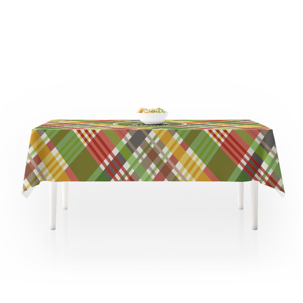 Golfer's Plaid Tablecloths (58"x102") - MAIN (side view)