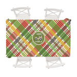 Golfer's Plaid Tablecloth - 58"x102" (Personalized)