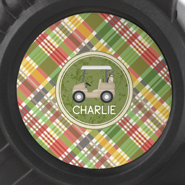 Golfer's Plaid Tape Measure - 25ft - detail