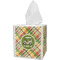 Golfer's Plaid Tissue Box Cover (Personalized)