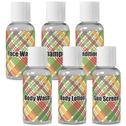 Golfer's Plaid Travel Bottles (Personalized)