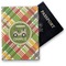 Golfer's Plaid Vinyl Passport Holder (Personalized)