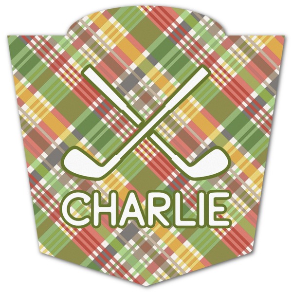 Custom Golfer's Plaid Graphic Decal - Large (Personalized)