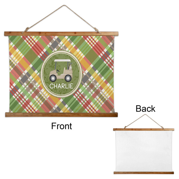 Golfer's Plaid Wall Hanging Tapestry - Landscape - APPROVAL