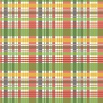 Golfer's Plaid Wallpaper & Surface Covering (Water Activated 24"x 24" Sample)