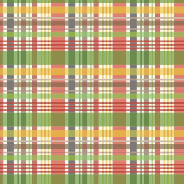 Golfer's Plaid Wallpaper Square