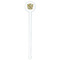 Golfer's Plaid White Plastic 7" Stir Stick - Round - Single Stick