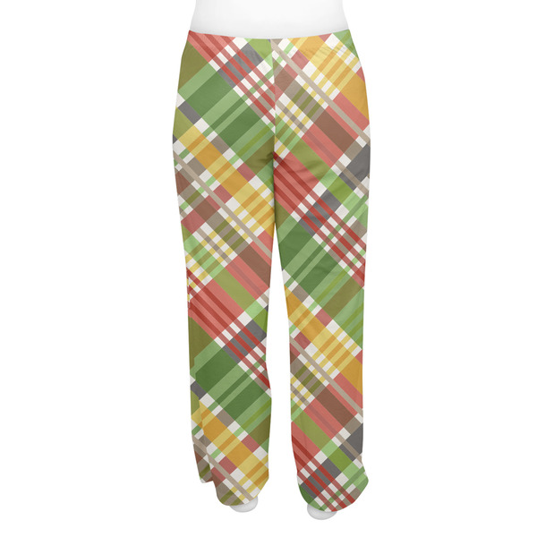 Golfer's Plaid Women's Pj on model - Back