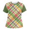 Golfer's Plaid Women's Crew T-Shirt - 2X Large