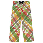 Golfer's Plaid Womens Pajama Pants - XS
