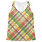 Golfer's Plaid Womens Racerback Tank Top - 2X Large