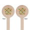 Golfer's Plaid Wooden 6" Stir Stick - Round - Double Sided - Front & Back