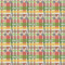 Golfer's Plaid Wrapping Paper Square