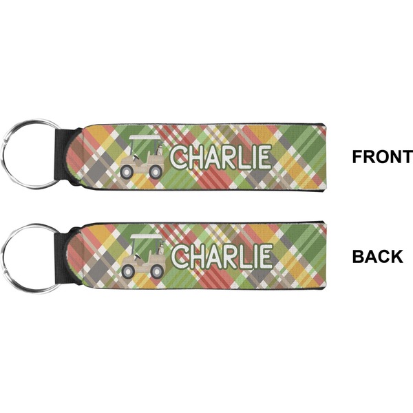 Golfer's Plaid Wristlet (Front + Back)