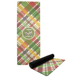Golfer's Plaid Yoga Mat (Personalized)