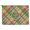 Golfer's Plaid Zipper Pouch (Personalized)